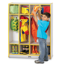 Load image into Gallery viewer, Rainbow Accents® 4 Section Coat Locker - Red - MMEE Distributors