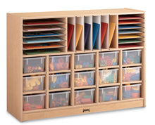 Load image into Gallery viewer, MapleWave® Sectional Cubbie-Tray Mobile Unit - with Clear Trays - MMEE Distributors