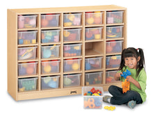 Load image into Gallery viewer, MapleWave® 25 Cubbie-Tray Mobile Storage - with Clear Trays - MMEE Distributors