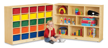 Load image into Gallery viewer, Jonti-Craft® 25 Cubbie-Tray Mobile Fold-n-Lock - without Trays - MMEE Distributors