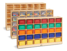 Load image into Gallery viewer, Jonti-Craft® 30 Cubbie-Tray Mobile Storage - with Clear Trays - MMEE Distributors