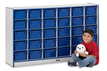 Load image into Gallery viewer, Rainbow Accents® 30 Cubbie-Tray Mobile Storage - without Trays - Blue - MMEE Distributors