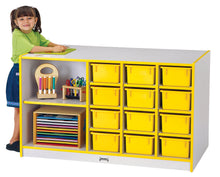 Load image into Gallery viewer, Rainbow Accents® Mobile Storage Island - with Trays - Blue - MMEE Distributors