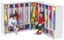 Load image into Gallery viewer, Rainbow Accents® 5 Section Coat Locker with Step - Orange - MMEE Distributors