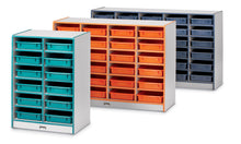 Load image into Gallery viewer, Rainbow Accents® 24 Paper-Tray Mobile Storage - with Paper-Trays - Green - MMEE Distributors