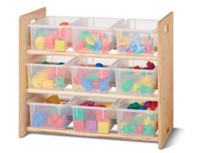 Load image into Gallery viewer, Jonti-Craft® Cubbie-Tray Storage Rack - with Clear Cubbie-Trays - MMEE Distributors