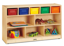 Load image into Gallery viewer, Jonti-Craft® Low Combo Mobile Storage Unit - with Colored Bins - MMEE Distributors