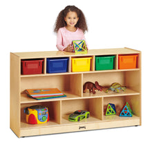 Load image into Gallery viewer, Jonti-Craft® Low Combo Mobile Storage Unit - with Clear Bins - MMEE Distributors