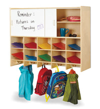 Load image into Gallery viewer, Jonti-Craft® 10 Section Wall Mount Coat Locker with Storage – with Colored Cubbie-Trays - MMEE Distributors
