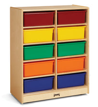 Load image into Gallery viewer, Jonti-Craft® 10 Tub Mobile Storage - with Clear Tubs - MMEE Distributors