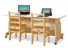 Load image into Gallery viewer, Jonti-Craft® Apollo Double Computer Desk - Maple Top - MMEE Distributors