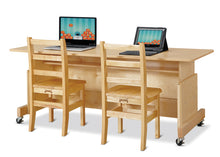 Load image into Gallery viewer, Jonti-Craft® Apollo Double Computer Desk - Maple Top - MMEE Distributors