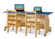 Load image into Gallery viewer, Jonti-Craft® Apollo Double Computer Desk - Maple Top - MMEE Distributors
