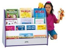 Load image into Gallery viewer, Rainbow Accents® Double Sided Pick-a-Book Stand - Navy - MMEE Distributors