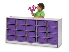 Load image into Gallery viewer, Rainbow Accents® 20 Tub Mobile Storage - with Tubs - Teal - MMEE Distributors