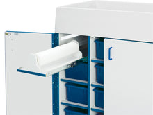 Load image into Gallery viewer, Rainbow Accents® Diaper Changer with Stairs - Right - Navy - MMEE Distributors