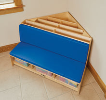 Load image into Gallery viewer, Jonti-Craft® Corner Literacy Nook - Blue - MMEE Distributors