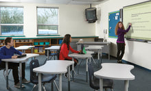 Load image into Gallery viewer, Berries® Collaborative Bowtie Table - 24" X 35" - Gray/Gray - MMEE Distributors