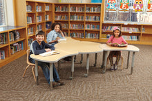 Load image into Gallery viewer, Berries® Collaborative Bowtie Table - 24" X 35" - Maple/Black - MMEE Distributors