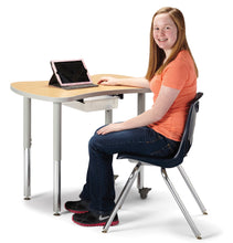 Load image into Gallery viewer, Berries® Collaborative Bowtie Table - 24" X 35" - Maple/Black - MMEE Distributors