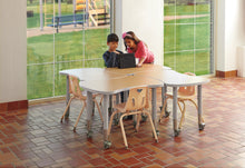 Load image into Gallery viewer, Berries® Collaborative Bowtie Table - 24" X 35" - Maple/Gray - MMEE Distributors