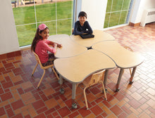 Load image into Gallery viewer, Berries® Collaborative Bowtie Table - 24" X 35" - Gray/Gray - MMEE Distributors