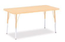 Load image into Gallery viewer, Berries® Rectangle Activity Table - 24" X 48", A-height - Maple/Maple/Camel - MMEE Distributors