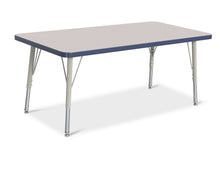 Load image into Gallery viewer, Berries® Rectangle Activity Table - 24" X 48", E-height - Gray/Navy/Gray - MMEE Distributors