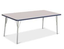 Load image into Gallery viewer, Berries® Rectangle Activity Table - 30" X 60", A-height - Gray/Navy/Gray - MMEE Distributors