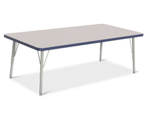 Load image into Gallery viewer, Berries® Rectangle Activity Table - 30" X 60", E-height - Gray/Navy/Gray - MMEE Distributors