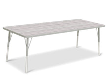 Load image into Gallery viewer, Berries® Rectangle Activity Table - 30" X 72", A-height - Driftwood Gray/Gray/Gray - MMEE Distributors