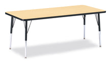Load image into Gallery viewer, Berries® Rectangle Activity Table - 30" X 72", E-height - Maple/Black/Black - MMEE Distributors