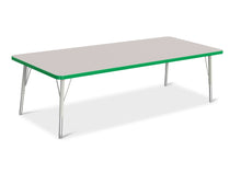 Load image into Gallery viewer, Berries® Rectangle Activity Table - 30" X 72", E-height - Gray/Green/Gray - MMEE Distributors