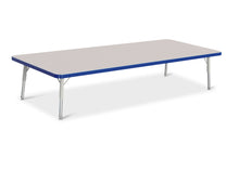 Load image into Gallery viewer, Berries® Rectangle Activity Table - 30" X 72", T-height - Gray/Blue/Gray - MMEE Distributors