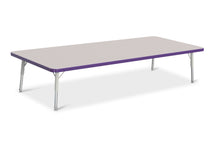 Load image into Gallery viewer, Berries® Rectangle Activity Table - 30" X 72", T-height - Gray/Purple/Gray - MMEE Distributors