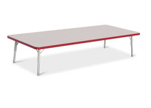 Load image into Gallery viewer, Berries® Rectangle Activity Table - 30" X 72", T-height - Gray/Red/Gray - MMEE Distributors