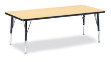 Load image into Gallery viewer, Berries® Rectangle Activity Table - 30" X 72", T-height - Maple/Black/Black - MMEE Distributors