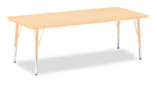 Load image into Gallery viewer, Berries® Rectangle Activity Table - 30" X 72", T-height - Maple/Maple/Camel - MMEE Distributors
