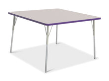 Load image into Gallery viewer, Berries® Square Activity Table - 48" X 48", A-height - Gray/Purple/Gray - MMEE Distributors