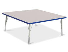 Load image into Gallery viewer, Berries® Square Activity Table - 48" X 48", E-height - Gray/Blue/Gray - MMEE Distributors