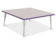 Load image into Gallery viewer, Berries® Square Activity Table - 48" X 48", E-height - Gray/Purple/Gray - MMEE Distributors