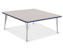 Load image into Gallery viewer, Berries® Square Activity Table - 48" X 48", E-height - Gray/Navy/Gray - MMEE Distributors