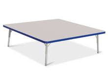 Load image into Gallery viewer, Berries® Square Activity Table - 48" X 48", T-height - Gray/Blue/Gray - MMEE Distributors