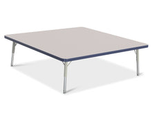 Load image into Gallery viewer, Berries® Square Activity Table - 48" X 48", T-height - Gray/Navy/Gray - MMEE Distributors