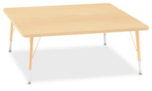 Load image into Gallery viewer, Berries® Square Activity Table - 48" X 48", T-height - Maple/Maple/Camel - MMEE Distributors