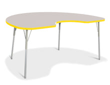 Load image into Gallery viewer, Berries® Kidney Activity Table - 48" X 72", A-height - Gray/Yellow/Gray - MMEE Distributors