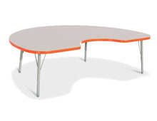 Load image into Gallery viewer, Berries® Kidney Activity Table - 48" X 72", E-height - Gray/Orange/Gray - MMEE Distributors