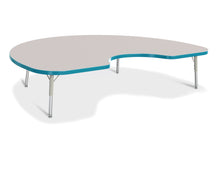 Load image into Gallery viewer, Berries® Kidney Activity Table - 48" X 72", T-height - Gray/Teal/Gray - MMEE Distributors