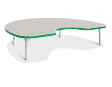 Load image into Gallery viewer, Berries® Kidney Activity Table - 48" X 72", T-height - Gray/Green/Gray - MMEE Distributors
