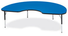 Load image into Gallery viewer, Berries® Kidney Activity Table - 48" X 72", T-height - Blue/Black/Black - MMEE Distributors